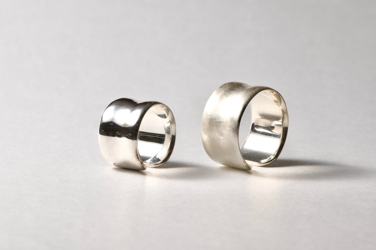 Large silver ring / 12.0mm