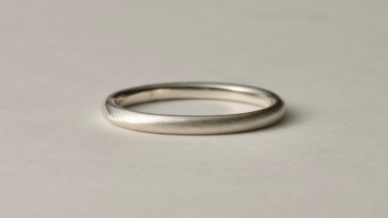 Silver round ring / 2.0mm