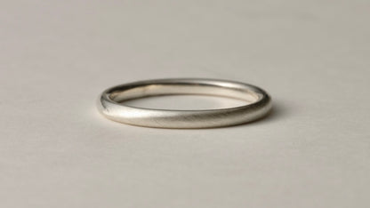 Silver round ring / 2.0mm