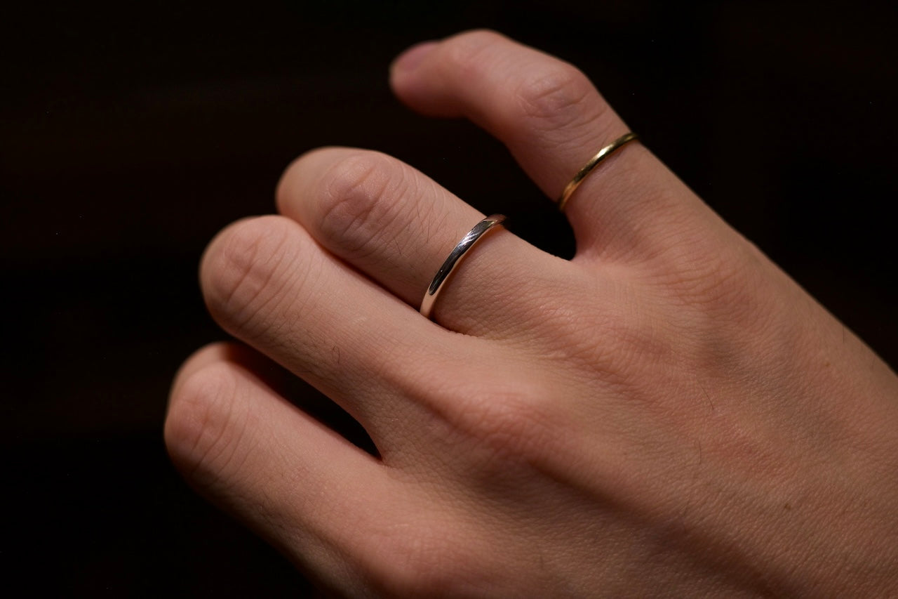 Silver round ring / 2.0mm